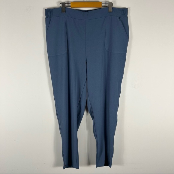 NWT 32 degrees Cool Blue Pants with Elastic Waistband XL - Picture 1 of 11